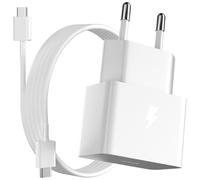 25W Caricatore Mini e Cavo 1,8Metri per Samsung A35 A55 A34 A54 A53 Galaxy A26 A16 A17 5G,PD 25WATT Ricarica Rapida Adattatore di Caricabatterie USB C e Tipo C Cavo per Samsung S26 S25 Z Fold7 Tab A11