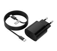 25W Caricatore USB C con Cavo 2M per Samsung Galaxy S25/S24/S23/S22/S21 Ultra/S21/S20/A54/A53/A52/Note 20, Caricabatterie USB C Caricatore per Samsung Ricarica Rapida Alimentatore usb c Caricabatterie