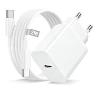 25W Caricatore USB C per iPhone 17/17 Air/17 Pro Max/16e/16 Pro Max/15/15 Pro/15 Plus, Caricatore Veloce iPhone 15 16 17 Caricabatterie USB C Alimentatore Presa Spina Rapido con Cavo Type-C Rapida 2M