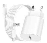 Caricatore USB C Rapido per Caricabatterie Samsung 25W con Cavo USB C 2M per Samsung Galaxy S23 Ultra/S23/S22/S21/S20/Note/A13/A33 5G,Alimentatore USB C Presa USB C Spina Type C per Caricatore Samsung