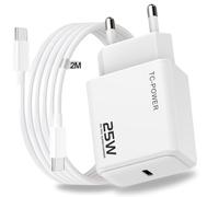 25W Fast USB C Charger with 2M Cable for S21/21+/21ultra s22/s22+/s22ultra s23/s23+/s23ultra 25W Power Supply with Fast Charging, Quick Charger Wall Charger
