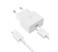 25W USB C Caricatore Caricabatterie per Samsung Galaxy A17 A16 A56 A36 A26 A55 A35 S25 Edge S24 S23 S22 S21 S20 S10 Z Flip 7 con 1M Cavo,USBC Presa Carica Alimentatore Tipo C Spina Ricarica Adattatore