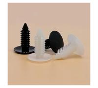 25X bianco nero paraurti auto scudo fermo automatico fissaggio adatto a spingere a scatto in nylon plastica rivetto clip di bloccaggio for foro da 5,5-7 mm(White PL-21)