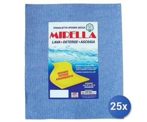 25x Bundle Mirella Pannospugna Grande 1 Pezzi 27X31 Cm.