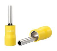 25x Capocorda a forcella parzialmente isolato 4-6mm² Giallo Capocorda ad anello Rame stagnato