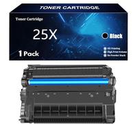 25X Cartucce Toner di Ricambio 25X CF325X Compatibili per HP LaserJet Enterprise flow M830 M830Z M806 M806dn M806X Stampanti,Black-1 Pack