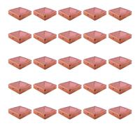 25x Copripalo Rame 121 X 121 MM Piramide Cappuccio per Inserisci 12 X 12 CM