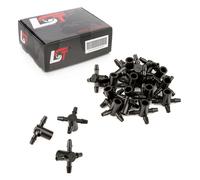 25X Emitter 4 Vie Distribuzione Giunto Sistema Di Irrigazione Per 5 Mm Tubo