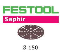 25X FESTOOL MJ2 Dischi Abrasivi Saphir STF Ø150/48, P24-P80 575194 - 575197