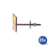 25x Fischer tassello A Farfalla Kd 6 Con Barra E 2 Dadi Mm 16 Vite M 6X100