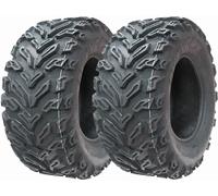25x10.00-12 Quad Atv Pneumatici 6ply Wanda P3103 Omologato Strada Legale (Set 2)