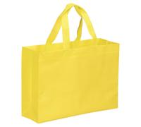 25x35cm Borse Regalo Riutilizzabili 10pz Borsa Spesa Non Tessuto Giallo