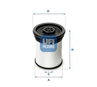 26.019.01 UFI Filtro carburante per JEEP,LANCIA