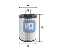 26.037.00 Filtro carburante Ufi