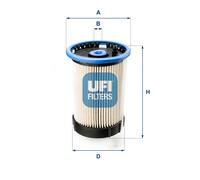 26.065.00 Filtro carburante Ufi