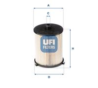 26.073.00 Filtro carburante Ufi