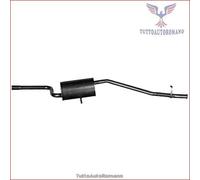 Marmitta Silenziatore Posteriore Fiat Uno 146 900 1000 cc Imasaf 261077