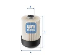 26.114.00 UFI Filtro carburante per ,FIAT,MERCEDES-BENZ,NISSAN,OPEL,RENAULT,VAUX