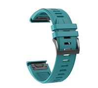 26 22 20 mm Cinturino della banda di guardia per Fenix 7x , Fenix 7 , Fenix 7S Smart Orologio Smart Release Silicone Easyfit Clive Strap (Colore: Blu scuro, dimensione: 20mm Fenix 7S)