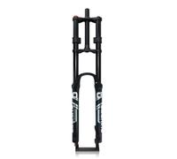 26 27,5 29 Forcella a sospensione pneumatica per MTB 1-1/8" diritto QR | Freno a disco, Regolazione del ritorno con blocco, forcella anteriore a doppia spalla XC/AM, escursione 150mm