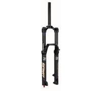 26/27,5/29 Forcella ammortizzata per MTB 1-1/8" dritta doppia camera d'aria | Corsa 150mm 9*100mm QR regolazione smorzamento con bloccaggio Forcella anteriore del freno a disco