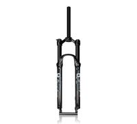 26/27,5/29 Pollici Forcella Ammortizzata Ad Aria MTB XC/AM Forcella Anteriore Sospensione Per Mountain Bike Dritto/conico Corsa 120mm Freno A Disco QR 9x100mm Bloccaggio Manuale(Black Straight,26'')