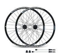 26" 27.5" 29" Set di ruote per MTB 100/135mm QR, cassetta 7-12 velocità | Cerchio a doppia parete cuscinetti sigillati, freno a disco ruota anteriore posteriore in alluminio, 32/32H
