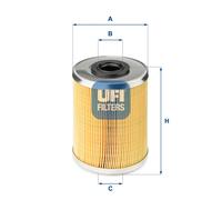 26.687.00 Filtro carburante Ufi