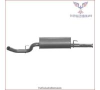SILENZIATORE POSTERIORE PER FIAT REGATA 80 Turbo Diesel 1.9 _ KW 59 CV 80
