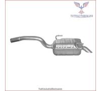 26.76.07 Silenziatore posteriore Imasaf per CITROEN C8 FIAT ULYSSE LANCIA PHEDR