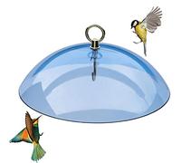 26 × 8 cm cupola protettiva appesa mangiatoia per uccelli deflettore per mangiatoie per uccelli ABS trasparente protezione dagli agenti atmosferici mangiatoia per uccelli protezione contro le