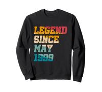 26 anni leggenda dal maggio 1999 Vintage 26° compleanno Felpa