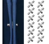 26 bottoni magnetici per tenda, chiusura magnetica, magneti per tende, antiruggine, bottoni magnetici durevoli, tenda da doccia, magnete impedisce che la luce fuoriesca dalle tende