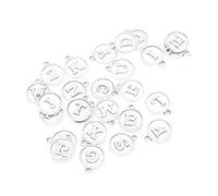 26 ciondoli a forma di lettera dell'alfabeto dalla A alla Z, per gioielli fai da te e artigianato durevoli