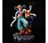 26 cm/10,24 pollici One Piece Buggy L'uomo della Grande Linea Quattro Imperatori Modello Statua Figura Anime