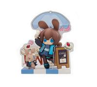 26 cm Arknights Doctor Amiya Figura in PVC Statue Anime Figure Action Figure Collezione Modello Bambola Decorazione Giocattolo Regalo (colore: Nero)