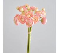 26 cm di rugiada artificiale, decorazione per la casa, mille strati di piccole rose da tè, accessori per la fotografia, bouquet da sposa (rosa chiaro)