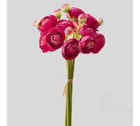 26 cm di rugiada artificiale, decorazione per la casa, mille strati di piccole rose da tè, accessori per fotografia, bouquet da sposa (rosa rossa)