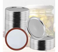 26 coperchi per barattoli a vite, 86 mm di larghezza, coperchio in lamiera stagnata Mason Jar coperchio canning Jar coperchio set per vasetti in vetro per conserve