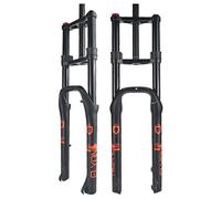 26" Fat Bikes Forcella 4.0 Sospensioni E-Bike Escursione 160mm Mountain Air Snow Beach Biciclette elettriche Ammortizzazione Anteriore Regolabile 1-1/8 Sterzo QR 9mm