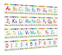 26 flashcard di riconoscimento di lettere e numeri per l'apprendimento prescolare strumento educativo colorato con scatola di immagazzinaggio alfabeti inglesi e schede numeriche