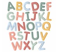26 Lettere maiuscole in Silicone per Imparare l'ortografia