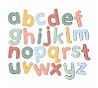 26 Lettere minuscole in Silicone per Imparare l'ortografia