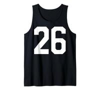 26 Numero del Tifoso della Squadra Sportiva Fronte/Retro Canotta