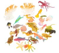 26 Pcs Animali Marini Giocattolo Figurina Di Animale Dell'oceano Figurine