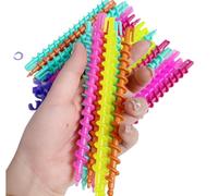 26 pezzi 15,2 cm spirale capelli permanenti asta colorata plastica lunga/media capelli barbieri parrucchieri styling arricciacapelli permanente asta senza calore bigodini per donne ragazze