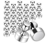 26 pezzi Calamita Potente,12 x 16 mm Calamite Frigorifero, per lavagnetta magnetica, mini magneti, magneti piccoli, magneti al neodimio, per frigorifero, lavagna, cartolina, ufficio