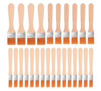 26 Pezzi di Set di Pennelli Piccoli con 4 Pennelli Grandi da 3cm, 6 Pennello Medi da 2cm e 16 Pennello Piccoli da 1.5cm - Versatili per Pittura Murale, Mobili, Pittura Acrilica e Artigianato