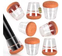 26 Pezzi Gommini per Sedie Rotondi con Feltro Tappini per Gambe Sedia per