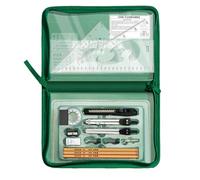 26 pezzi Kit Geomtria Matematica Include Bussola Una Miniera Un Goniometro E Sacchetto di Strumenti ecc, College, Ufficio e Università